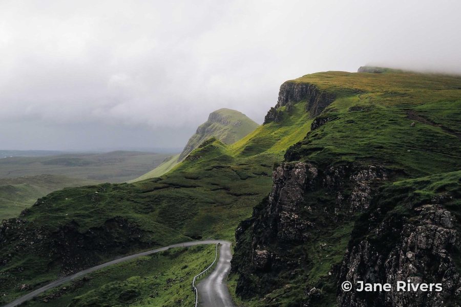 The same hillside photo with a small copyright mark in the lower right