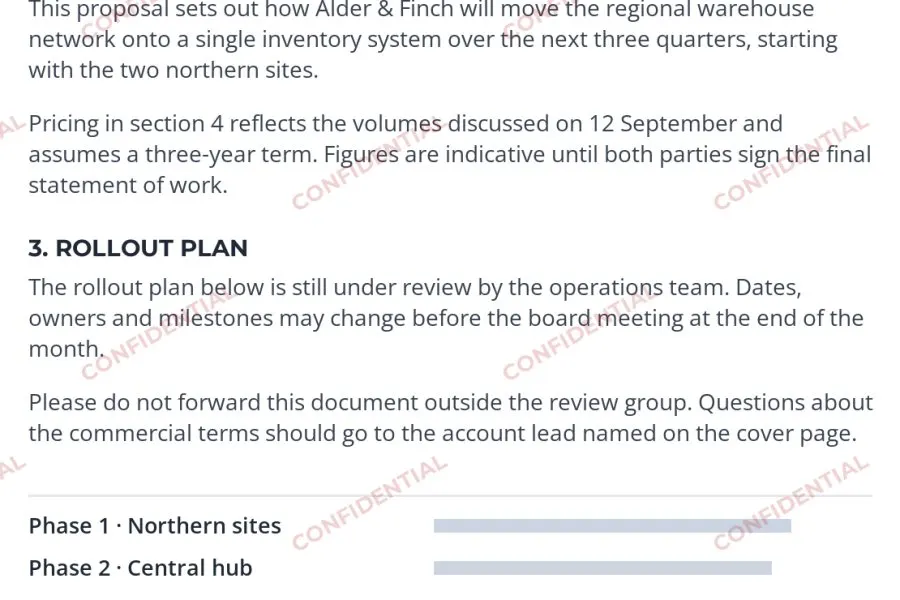 The same screenshot from a page with a faint repeated CONFIDENTIAL label, which appears in the excerpt