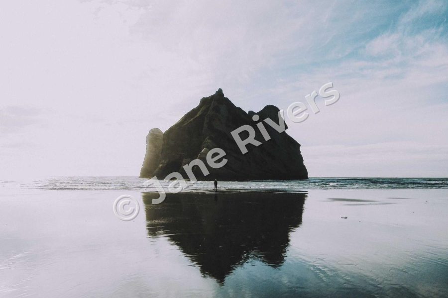 The same photo with the watermark tilted at 30 degrees