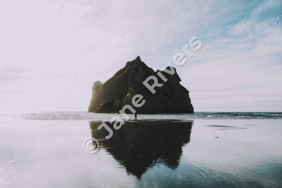 The same photo with the watermark tilted at 45 degrees