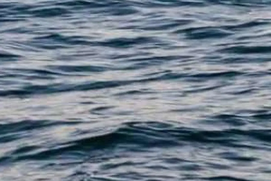 Enlarged crop of water saved at JPEG quality 60